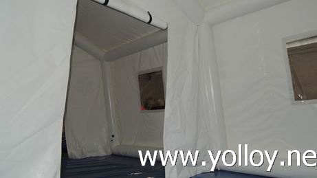 Self Erecting Inflating Rescue Tent