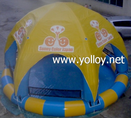 inflatable Pool with canopy