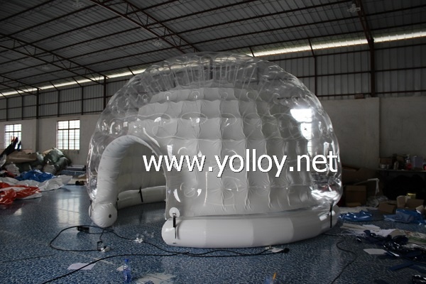 inflatable igloo lighting dome