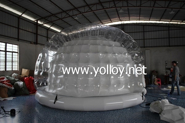 inflatable igloo lighting dome