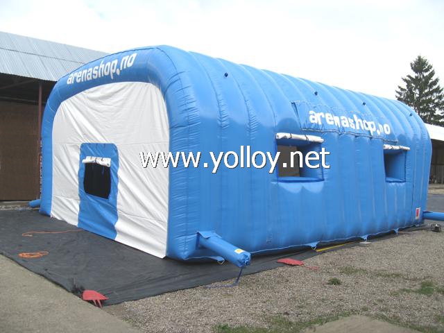 Blue inflatable car shelter Tent