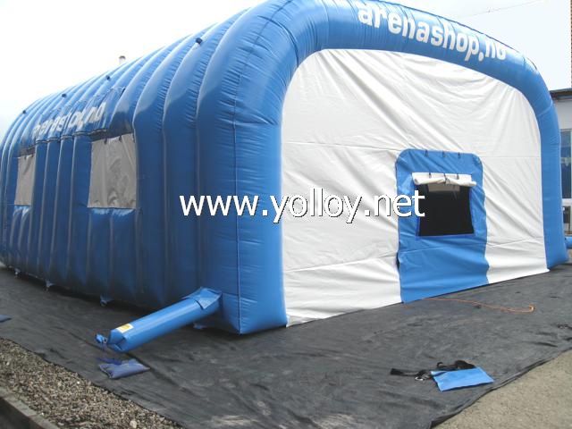 Blue inflatable car shelter Tent
