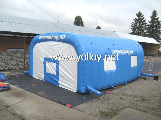 Blue inflatable car shelter Tent