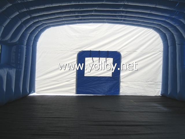 Blue inflatable car shelter Tent