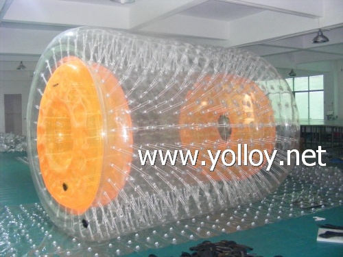 water fun toy Transparent roller drum clear PVC