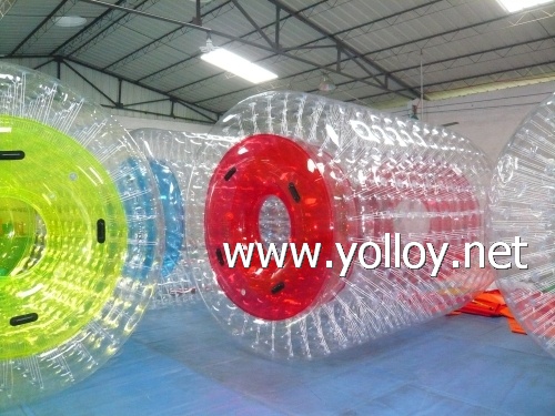 water fun toy Transparent roller drum clear PVC