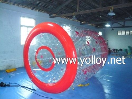 water fun toy Transparent roller drum clear PVC