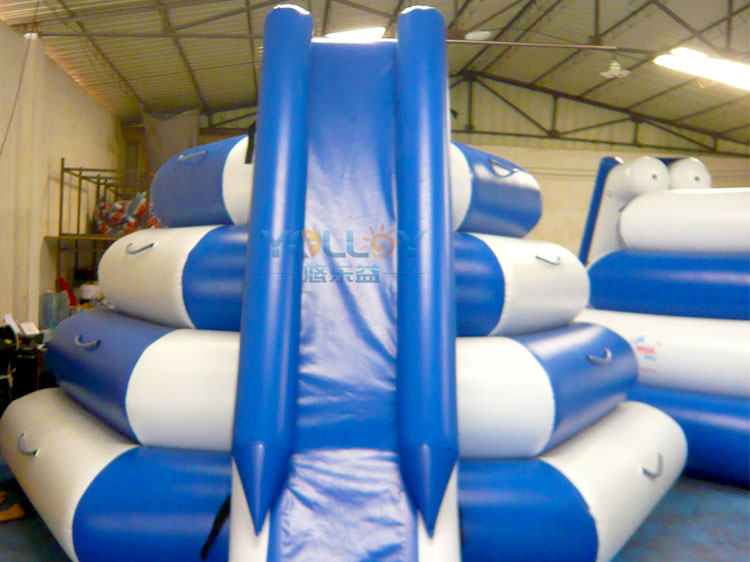 Inflatable steep glider water sports slider