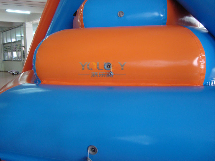 Inflatable steep glider water sports slider