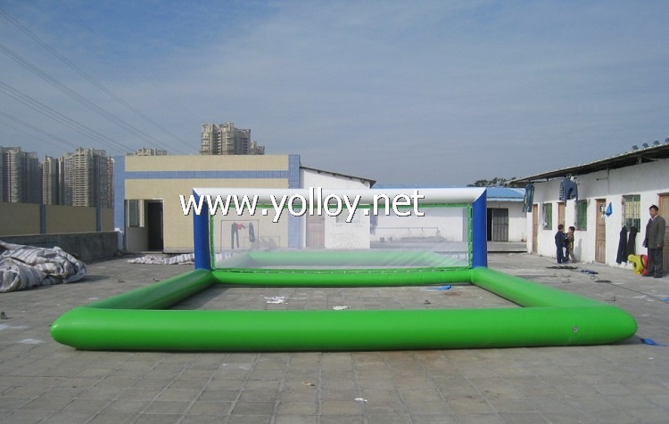 water floating inflatable volleyball court