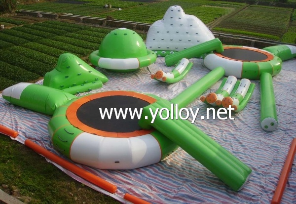 Inflatable water sports amusement park