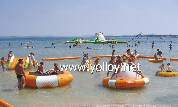 outdoor inflatable water sports amusement park