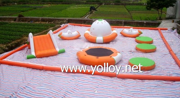 outdoor inflatable water sports amusement park