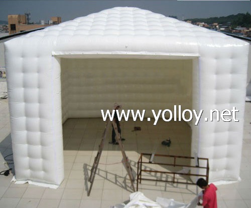portable inflatable cube workstation