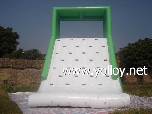 inflatable water slide with climber