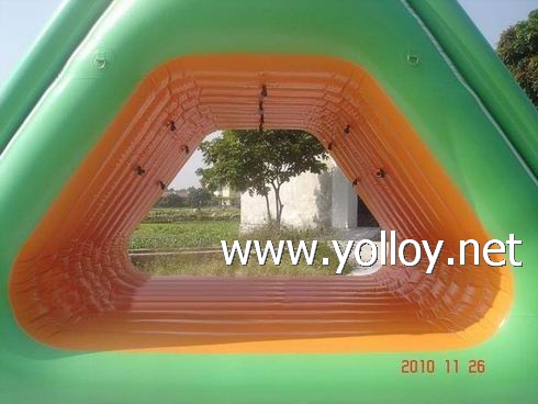 inflatable water slide with climber