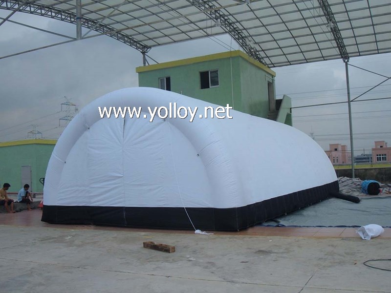 mobile inflatable  car repair garage tent