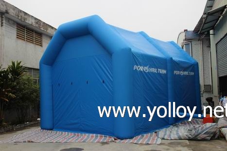 Portable inflatable garage