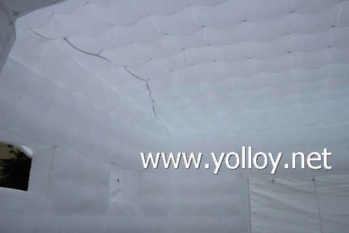 Cube air building inflatable tent