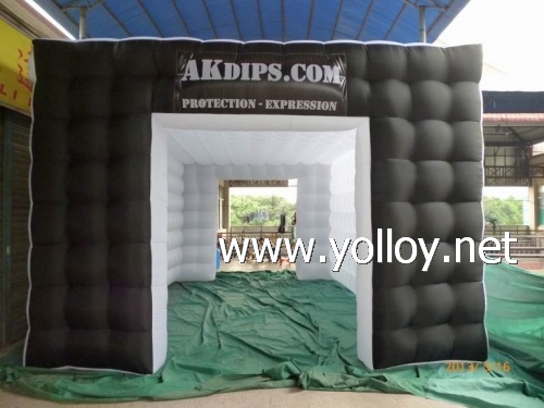 outdoor cube lilghting tent inflatable