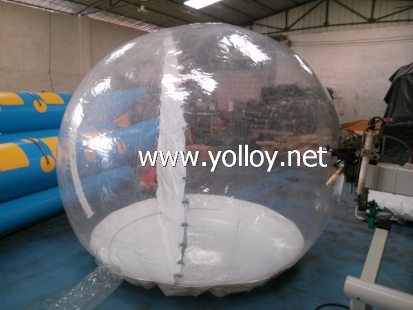 inflatable Christmas snow globe