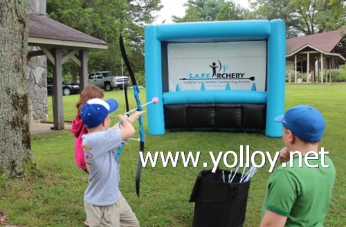 outdoor archery amusement bullseye inflatable arrow game
