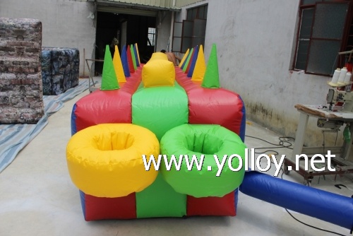 interactive inflatable hot potato floating ball game