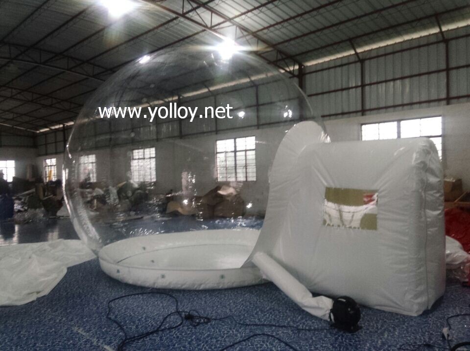 clear inflatable tent for yard