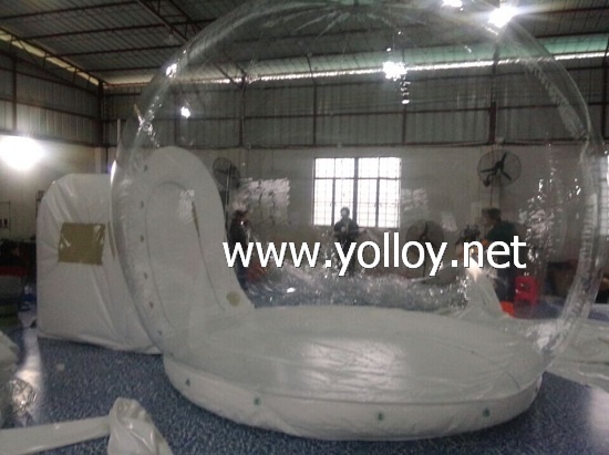 clear inflatable tent for yard