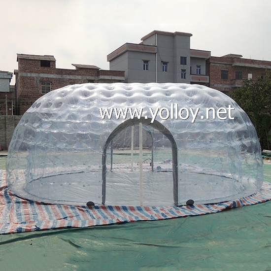 Inflatable Transparent Ellipse Tent