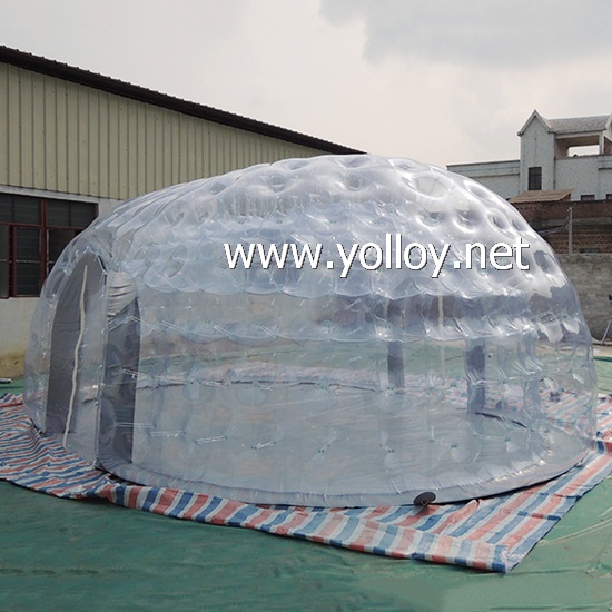 Inflatable Transparent Ellipse Tent