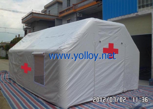used as medical tent inflatable during disaster