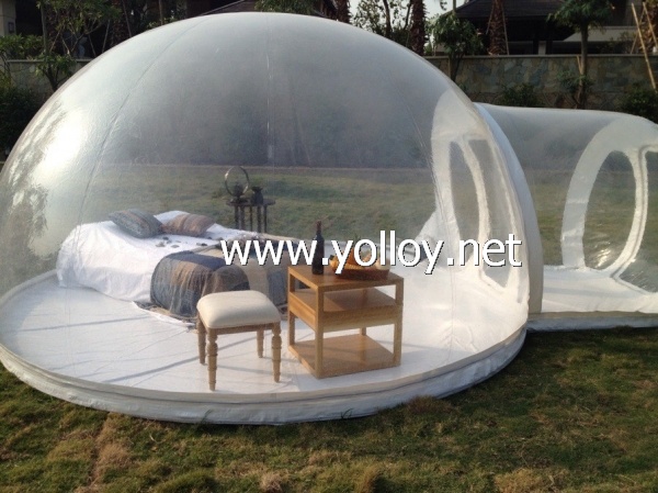 crystal inflatable bubble dome