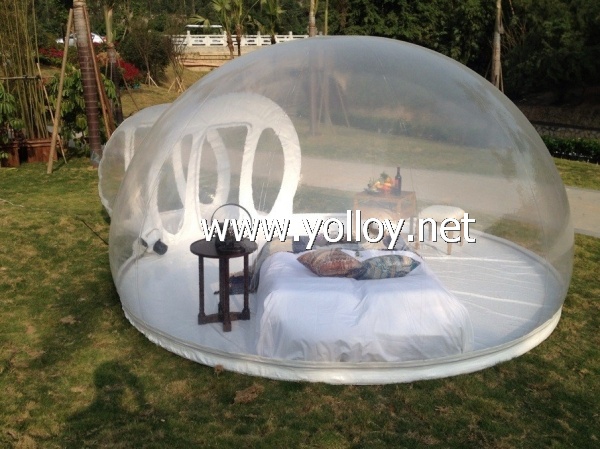 crystal inflatable bubble dome