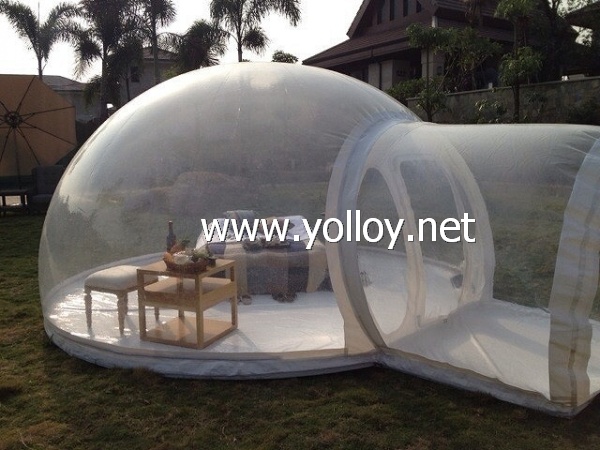crystal inflatable bubble dome