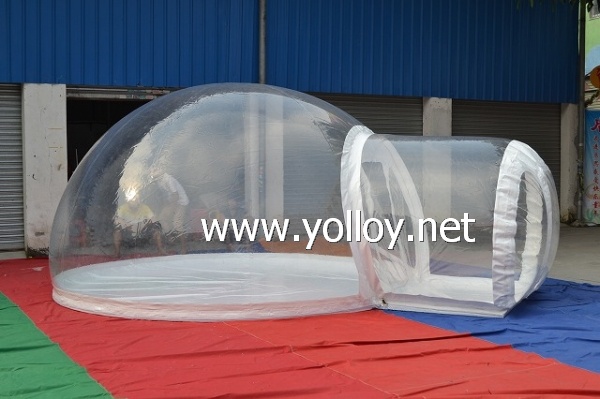 crystal inflatable bubble dome