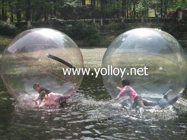 clear inflatable water walking ball