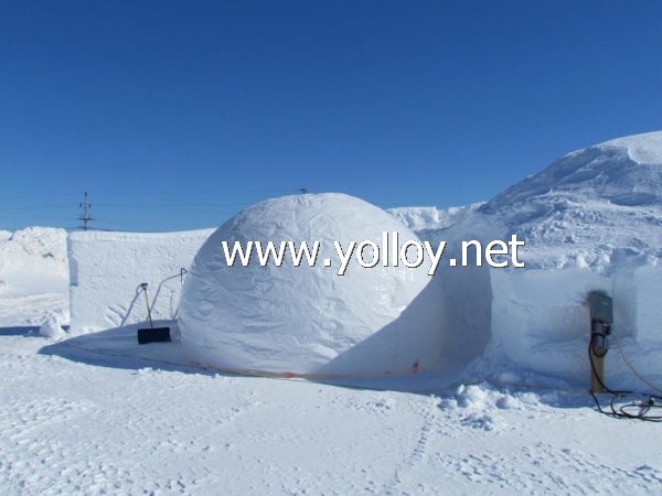 ice igloo making Dome