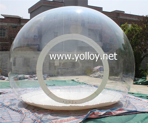 Inflatable bubble house