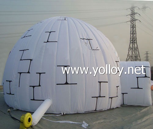 inflatable igloo dome for outdoor event