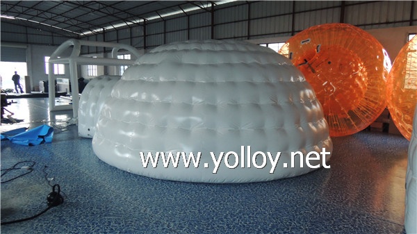 mini outdoor inflatable camping dome