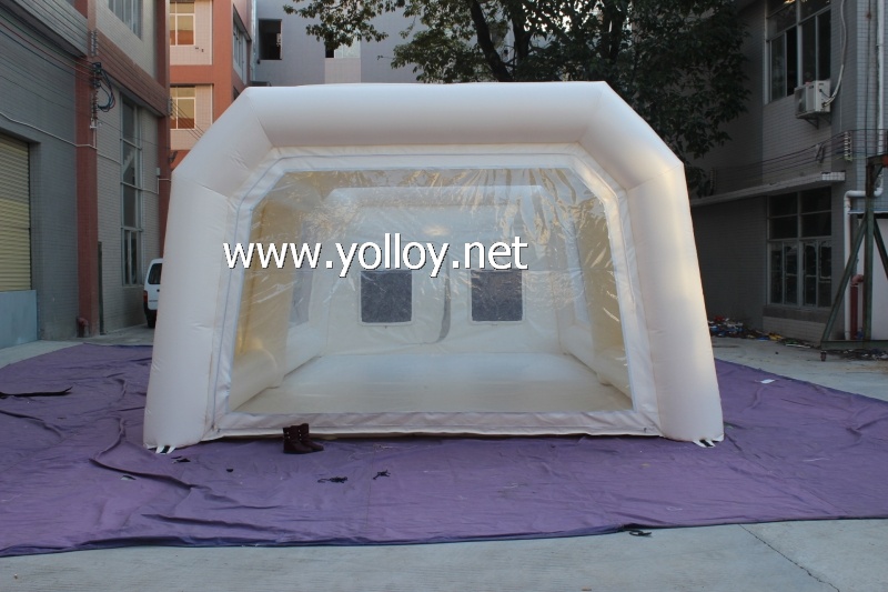 inflatable paint tent