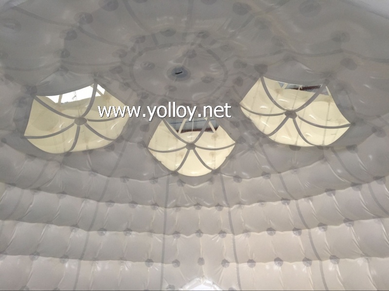 Airtight Inflatable White Dome