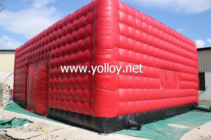 Inflatable Red Cube Party Tent