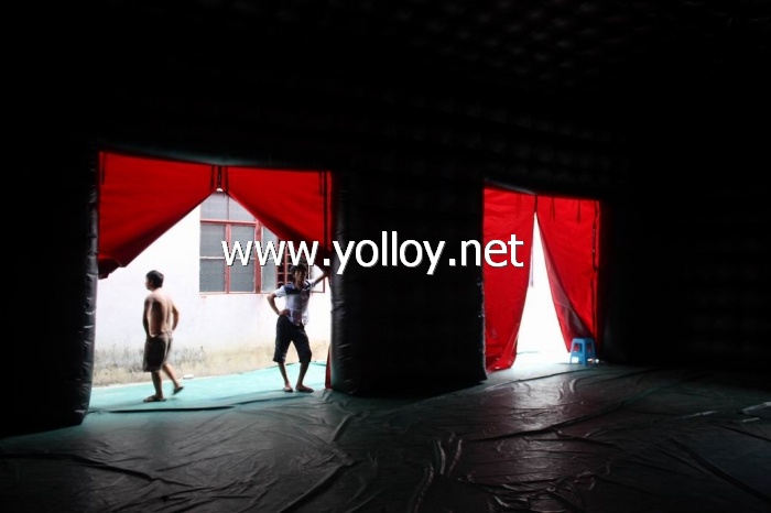 Inflatable Red Cube Party Tent