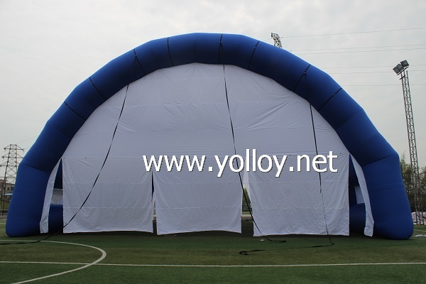 Huge inflatable event tent