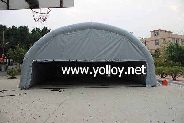 Outdoor inflatable sport hall and workshop