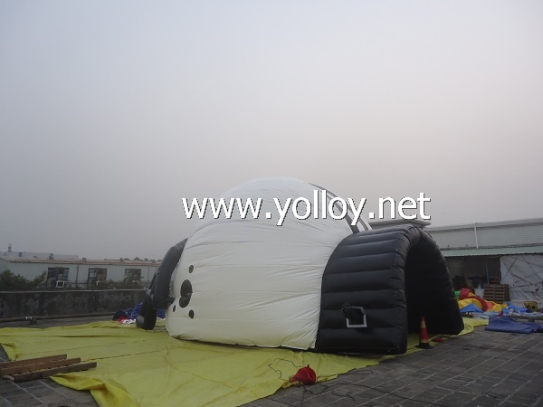 Inflatable Helmet Sports Tunnel Tent