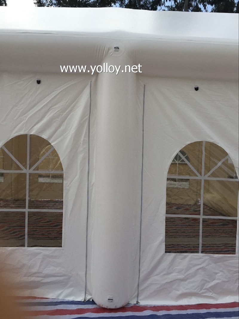 Portable inflatable party event tent