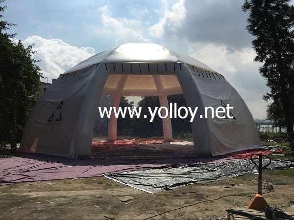 17m diameter spider dome tent